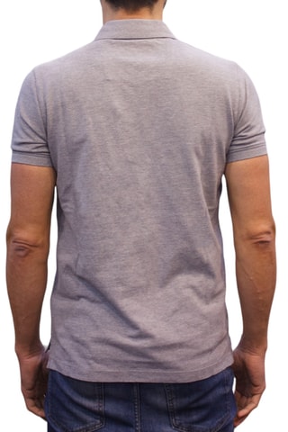 Polo regular - Cinzento mesclado
