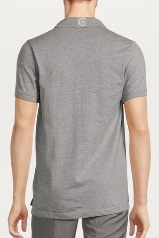 Polo regular - Cinzento-claro mesclado