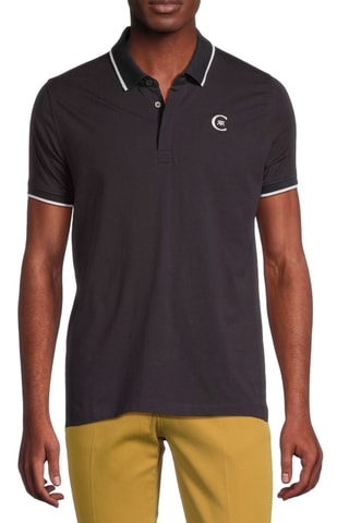 Polo regular - Azul-escuro