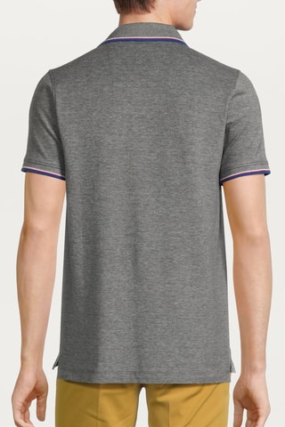 Polo regular - Preto mesclado