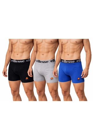 3 boxers - Preto e cinzento - Ellesse
