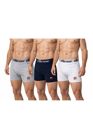3 boxers - Cinzento e branco - Ellesse
