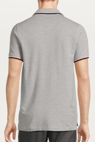 Polo regular - Cinzento-claro mesclado