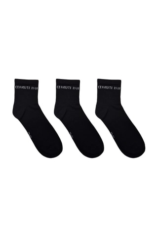 3 pares de meias - Preto