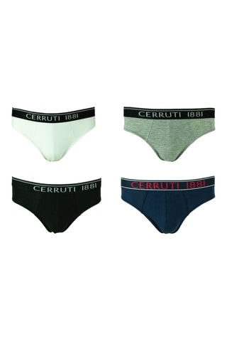 4 cuecas - Verde, preto e azul-marinho