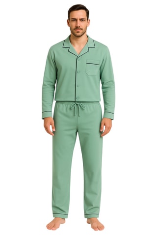 Pijama - Verde-claro