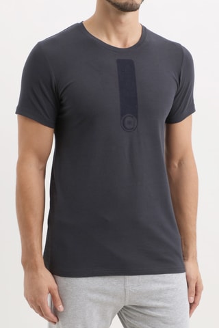 T-shirt Azul-marinho e branco