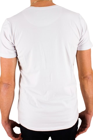 T-shirt Branco e azul