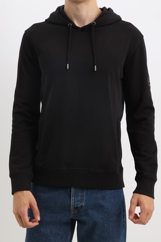 Sweat com capuz Preto