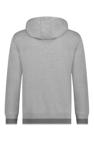 Sweat com capuz Cinzento mesclado