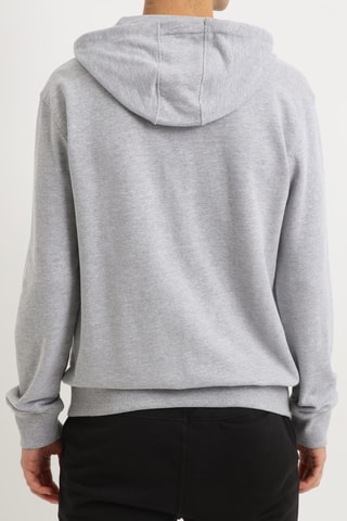 Sweat com capuz Cinzento