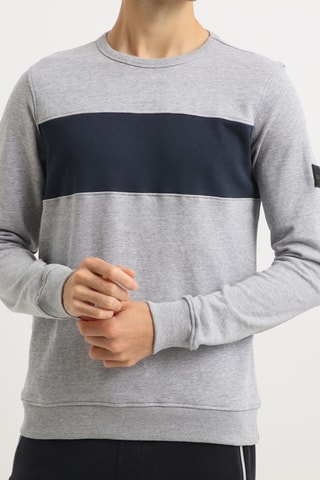 Sweat Cinzento mesclado