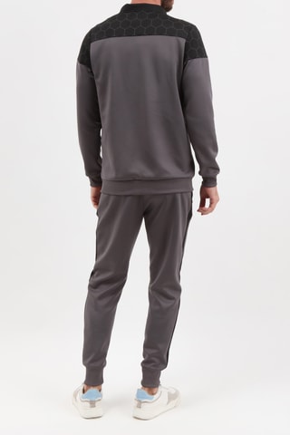 Casaco e calças de treino - Preto e cinzento-escuro