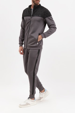 Casaco e calças de treino - Preto e cinzento-escuro