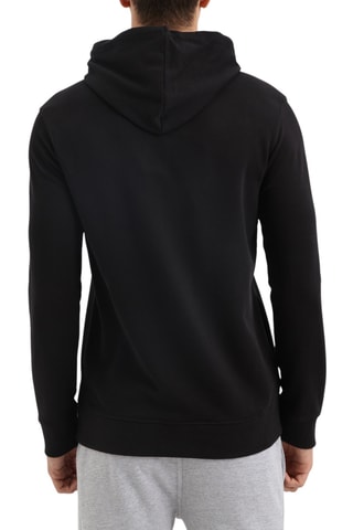 Sweat com capuz e calças de treino - Preto