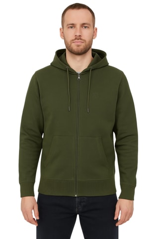 Casaco de malha com capuz - Verde-azeitona - Bill Tornade