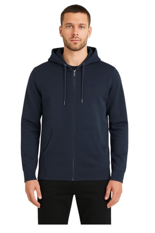 Casaco de malha com capuz - Azul-marinho - Bill Tornade