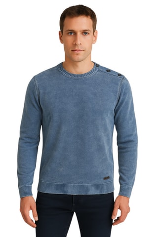 Camisola - Azul-marinho mesclado - Bill Tornade