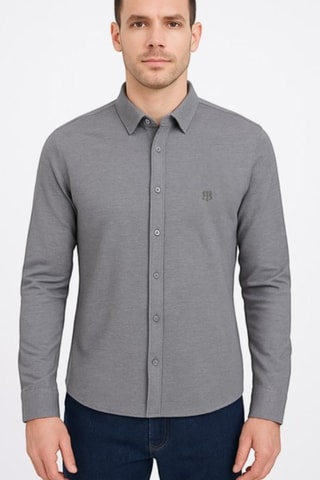 Camisa - Cinzento-mesclado - Bill Tornade