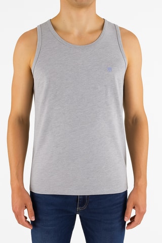 Camisola de alças - Cinzento-claro mesclado - Bill Tornade