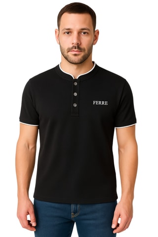 Polo - Preto e branco - Ferre