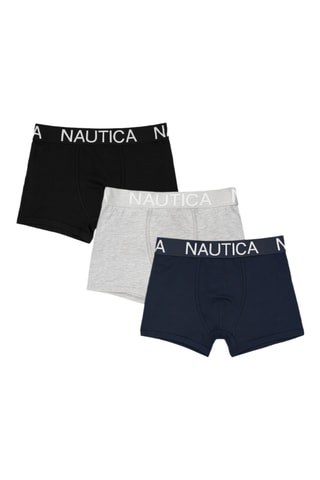 3 boxers - Preto e azul-marinho - Nautica