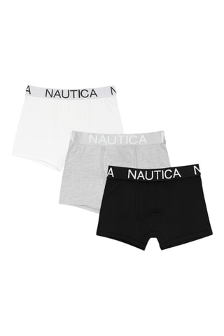 3 boxers - Branco e cinzento-claro - Nautica
