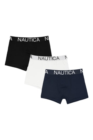 3 boxers - Branco e preto - Nautica