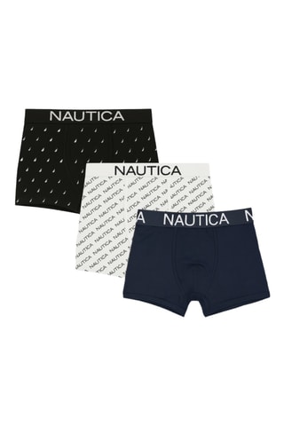 3 boxers - Azul-marinho e branco - Nautica
