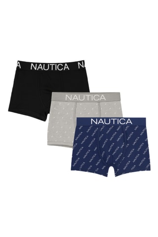 3 boxers - Azul-marinho e cinzento - Nautica