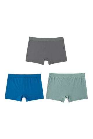 3 boxers - Azul-celeste e cinzento - Nautica