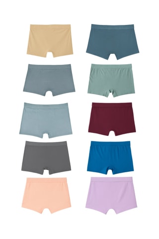 10 boxers - Violeta e bege - Nautica