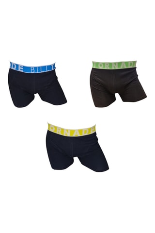 3 boxers - Preto - Bill Tornade