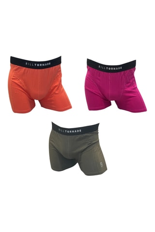 3 boxers - Preto e caqui - Bill Tornade