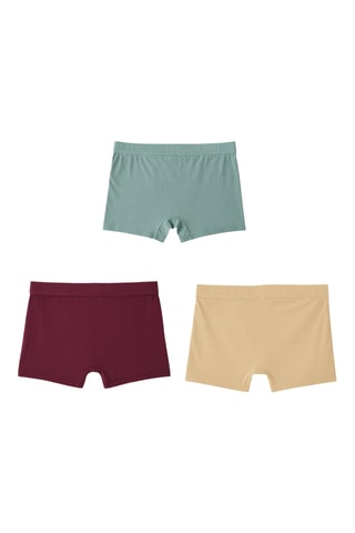 3 boxers - Bege e azul-celeste - Nautica