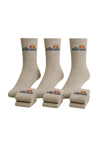 6 pares de meias - Cinzento-claro mesclado - Ellesse