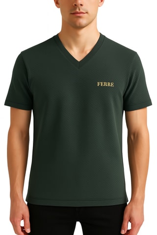 T-shirt oversize - Verde-claro - Ferre