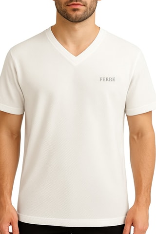T-shirt oversize - Branco - Ferre