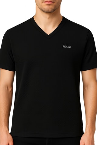 T-shirt oversize - Preto - Ferre