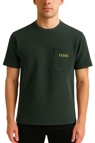 T-shirt oversize - Verde - Ferre