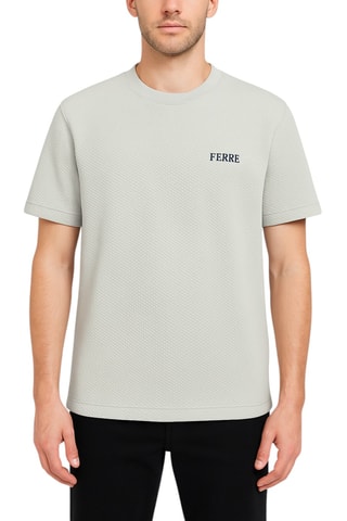 T-shirt oversize - Cinzento-claro - Ferre