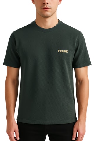 T-shirt oversize - Verde - Ferre