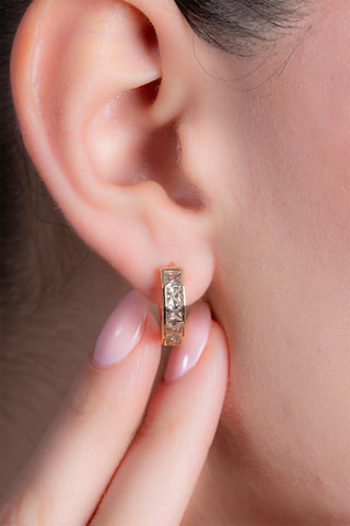 Orecchini a cerchio - Dorato