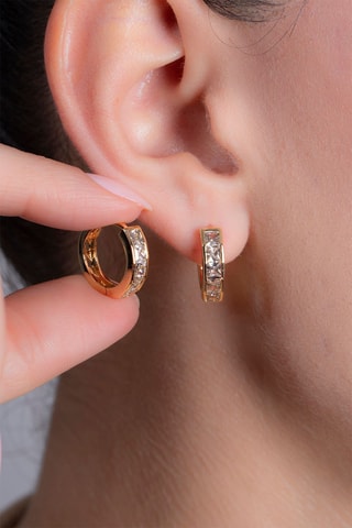 Orecchini a cerchio - Dorato