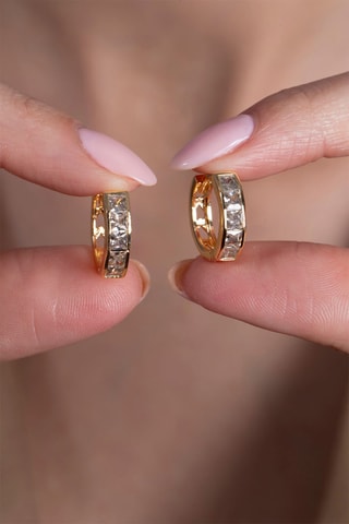 Orecchini a cerchio - Dorato