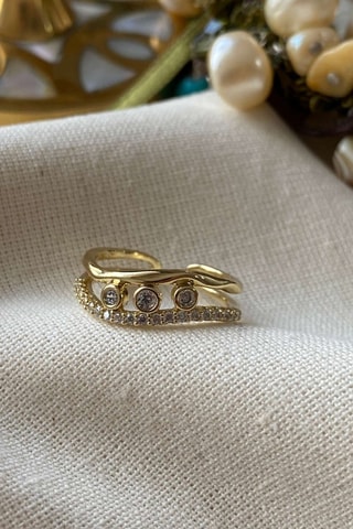 Anello - Placcato oro giallo