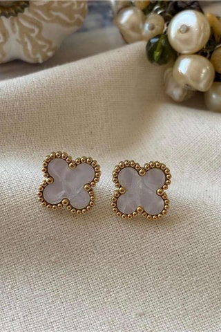 Puces - Plaqué or jaune