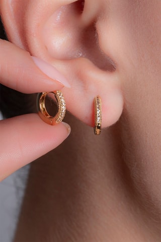 Orecchini a cerchio - Dorato