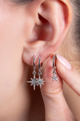 3 créoles - Argenté