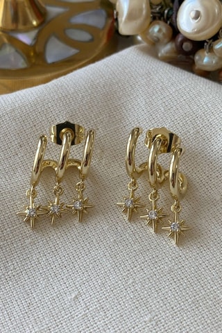 Puces - Doré et blanc